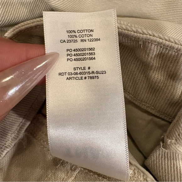 TNA Aritzia‎ Greenwich High Waist Carpenter Twill Pants Size 8 NWT - Picture 8 of 15